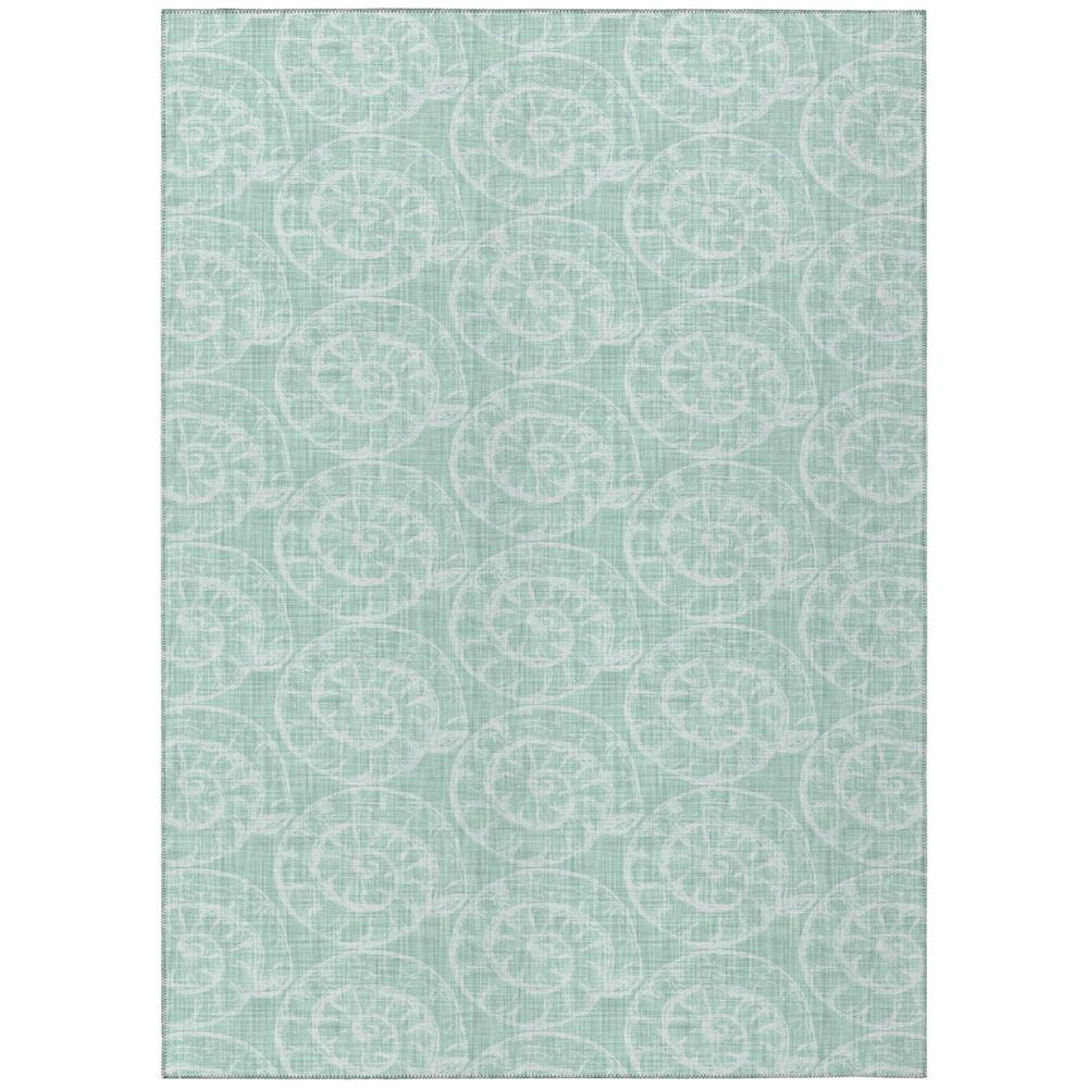 IndoorOutdoor Seabreeze SZ11 Sage Washable 9 x 12 Rug