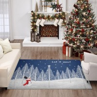 IndoorOutdoor Wonderland WN12 Navy Washable 5 x 76 Rug