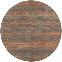 Ciara CR1 Paprika 6 x 6 Round Rug