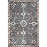 IndoorOutdoor Sedona SN16 Charcoal Washable 3 x 5 Rug