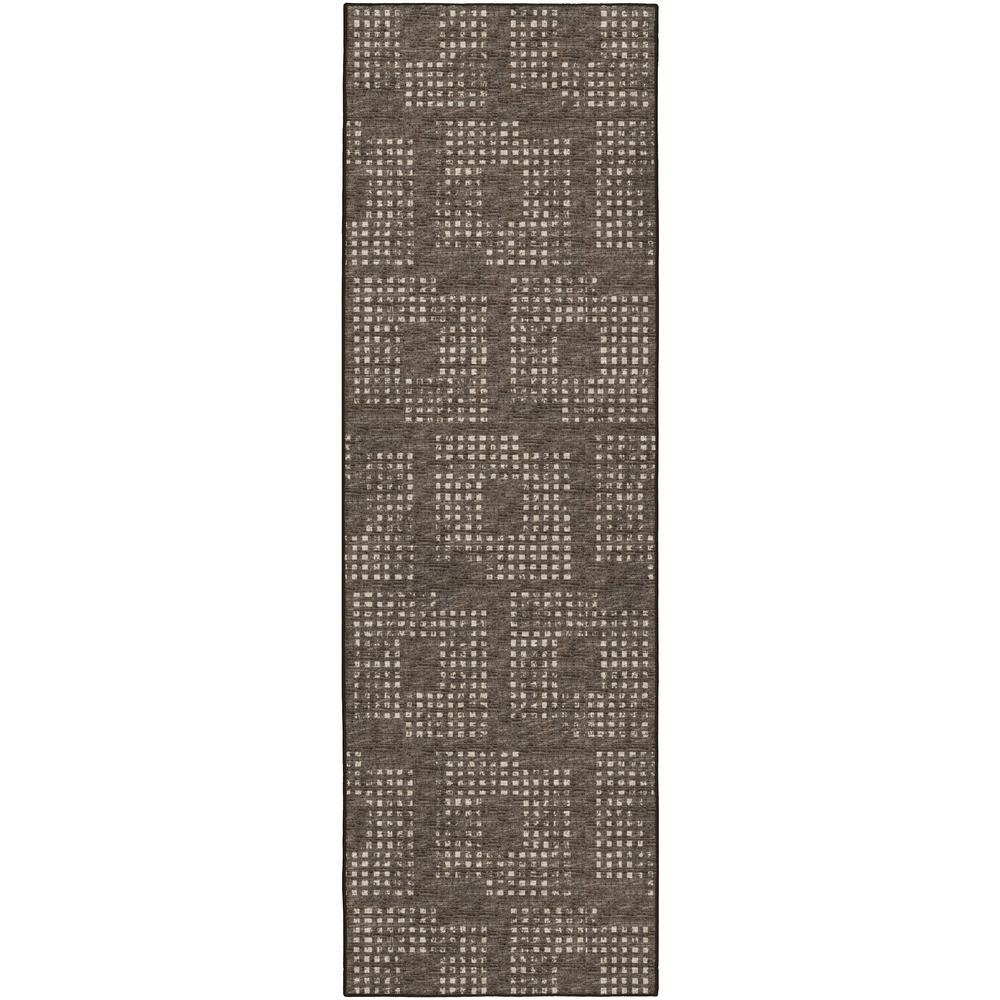 Delano DA1 Chocolate 26 x 12 Runner Rug