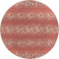 Winslow WL5 Paprika 4 x 4 Round Rug