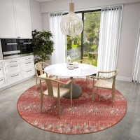 Winslow WL5 Paprika 4 x 4 Round Rug