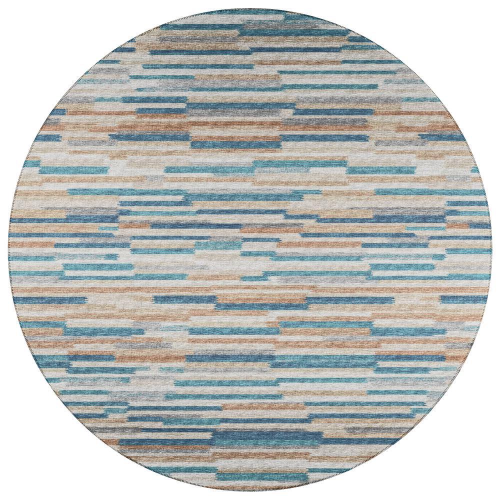 IndoorOutdoor Sedona SN8 Riviera Washable 4 x 4 Round Rug