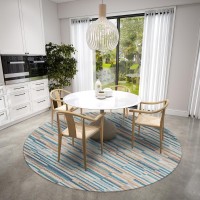 IndoorOutdoor Sedona SN8 Riviera Washable 4 x 4 Round Rug