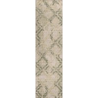 IndoorOutdoor Sedona SN15 Moss Washable 23 x 76 Runner Rug