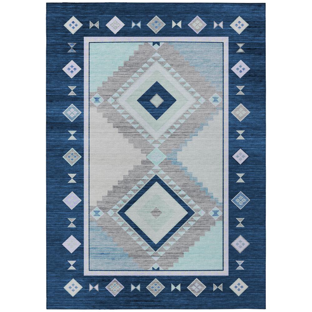 IndoorOutdoor Phoenix PH2 Denim Washable 8 x 10 Rug