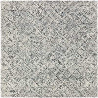 Zoe ZZ1 Charcoal 4 x 4 Square Rug