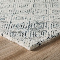 Zoe ZZ1 Charcoal 4 x 4 Square Rug