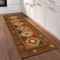 IndoorOutdoor Phoenix PH2 Walnut Washable 23 x 76 Runner Rug