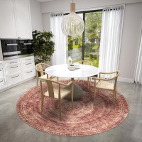 IndoorOutdoor Sedona SN7 Spice Washable 4 x 4 Round Rug