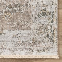 IndoorOutdoor Marbella MB2 Taupe Washable 23 x 12 Runner Rug