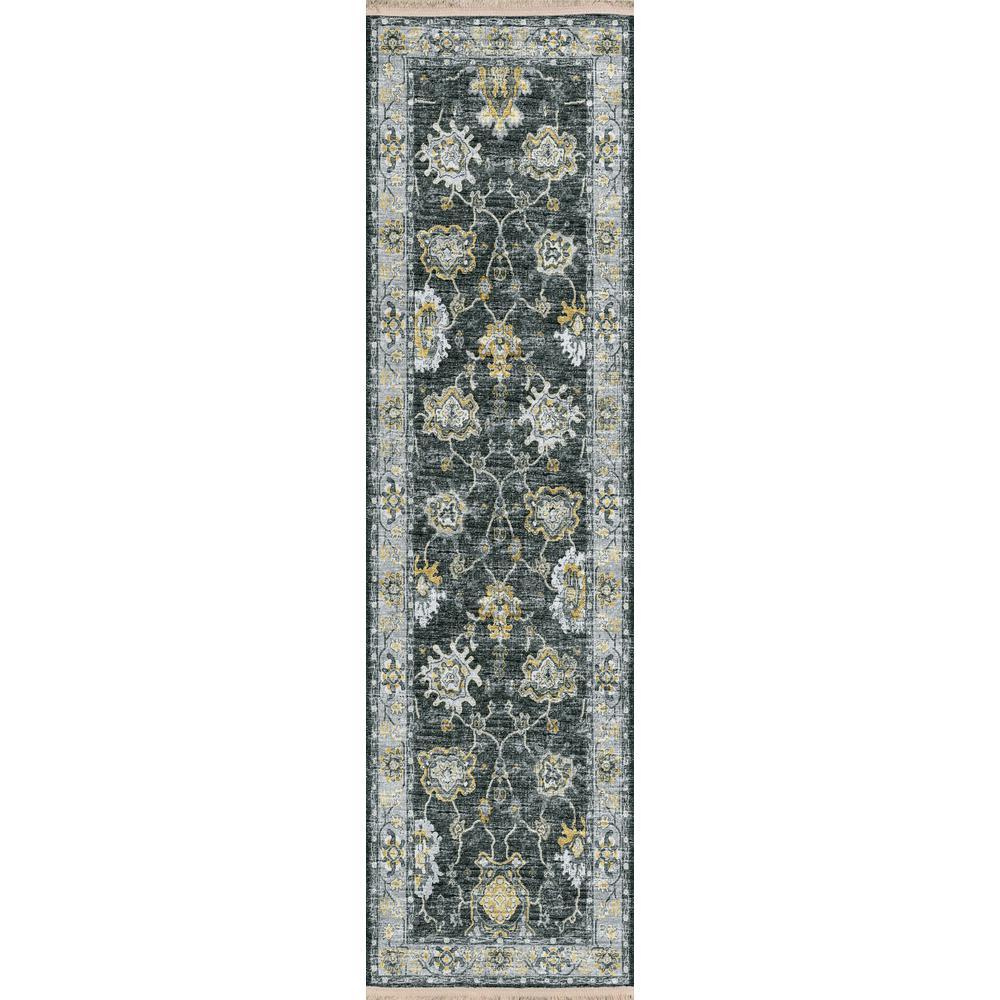 IndoorOutdoor Marbella MB6 Midnight Washable 23 x 10 Runner Rug