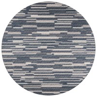 IndoorOutdoor Sedona SN8 Slate Washable 8 x 8 Round Rug