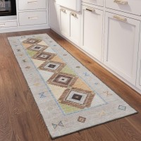 IndoorOutdoor Phoenix PH2 Taupe Washable 23 x 76 Runner Rug