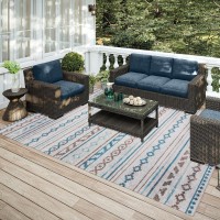 IndoorOutdoor Sedona SN10 Tin Washable 10 x 14 Rug