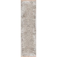 IndoorOutdoor Marbella MB2 Taupe Washable 23 x 10 Runner Rug