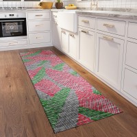 IndoorOutdoor Sedona SN11 Fruity Washable 23 x 76 Runner Rug