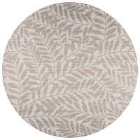 IndoorOutdoor Sedona SN5 Putty Washable 10 x 10 Round Rug