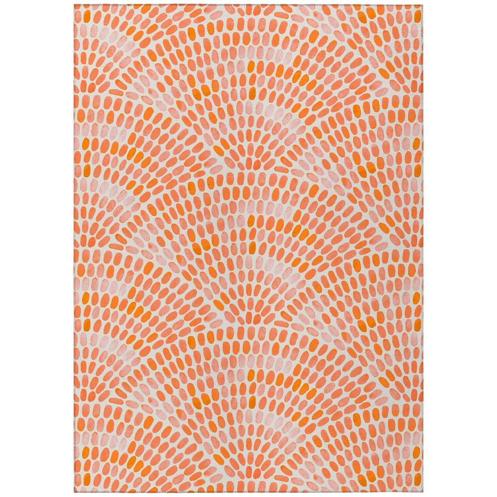 IndoorOutdoor Seabreeze SZ7 Salmon Washable 10 x 14 Rug