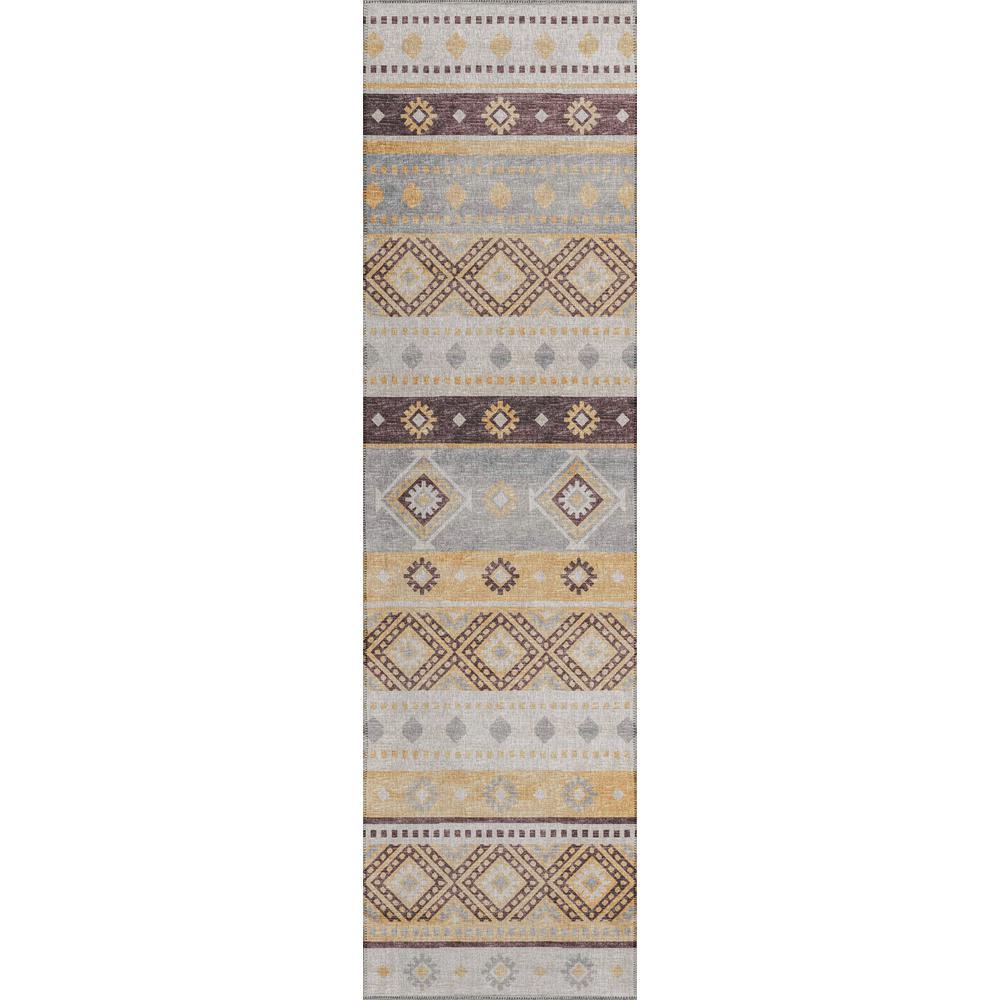 IndoorOutdoor Sedona SN12 Goldenrod Washable 23 x 76 Runner Rug