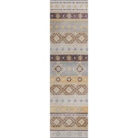 IndoorOutdoor Sedona SN12 Goldenrod Washable 23 x 76 Runner Rug