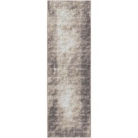 Winslow WL1 Taupe 26 x 10 Runner Rug