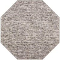 Arcata AC1 Ebony 4 x 4 Octagon Rug