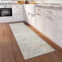 Ciara CR1 Linen 26 x 10 Runner Rug