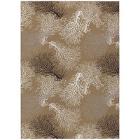 IndoorOutdoor Seabreeze SZ3 Taupe Washable 10 x 14 Rug