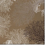 IndoorOutdoor Seabreeze SZ3 Taupe Washable 10 x 14 Rug