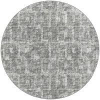 Delano DA1 Pewter 4 x 4 Round Rug