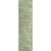 IndoorOutdoor Sedona SN11 Moss Washable 23 x 10 Runner Rug