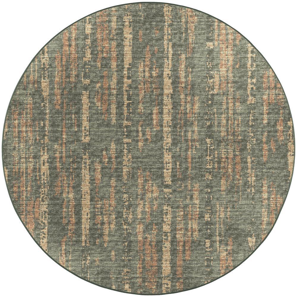 Winslow WL6 Olive 6 x 6 Round Rug