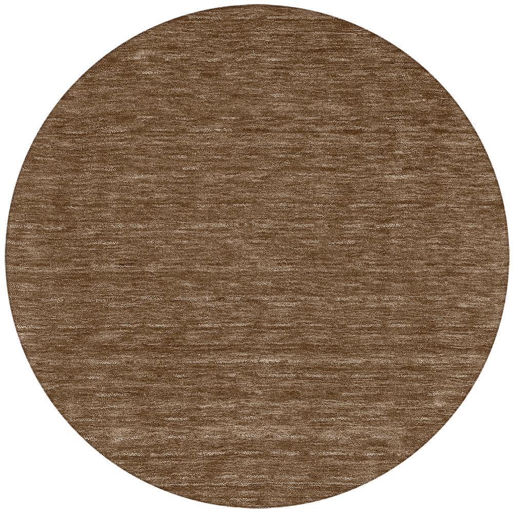 Rafia RF100 Chocolate 8 x 8 Round Rug