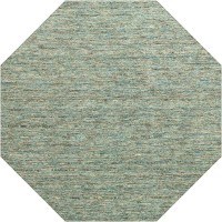 Reya RY7 Turquoise 12 x 12 Octagon Rug