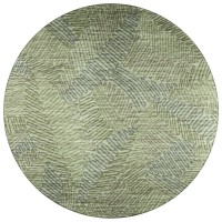 IndoorOutdoor Sedona SN11 Moss Washable 4 x 4 Round Rug