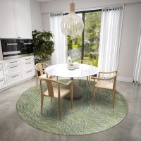 IndoorOutdoor Sedona SN11 Moss Washable 4 x 4 Round Rug