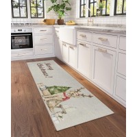 IndoorOutdoor Wonderland WN8 Beige Washable 23 x 76 Runner Rug