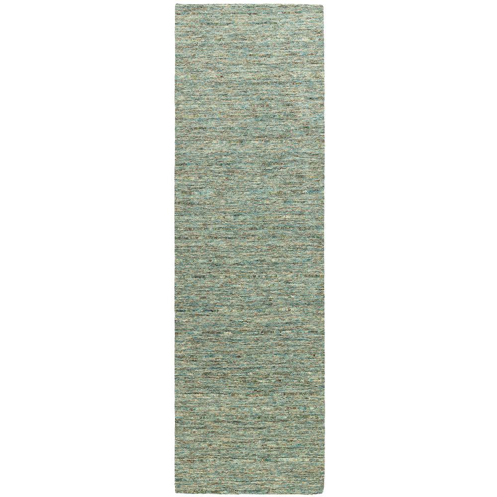 Reya RY7 Turquoise 26 x 12 Runner Rug