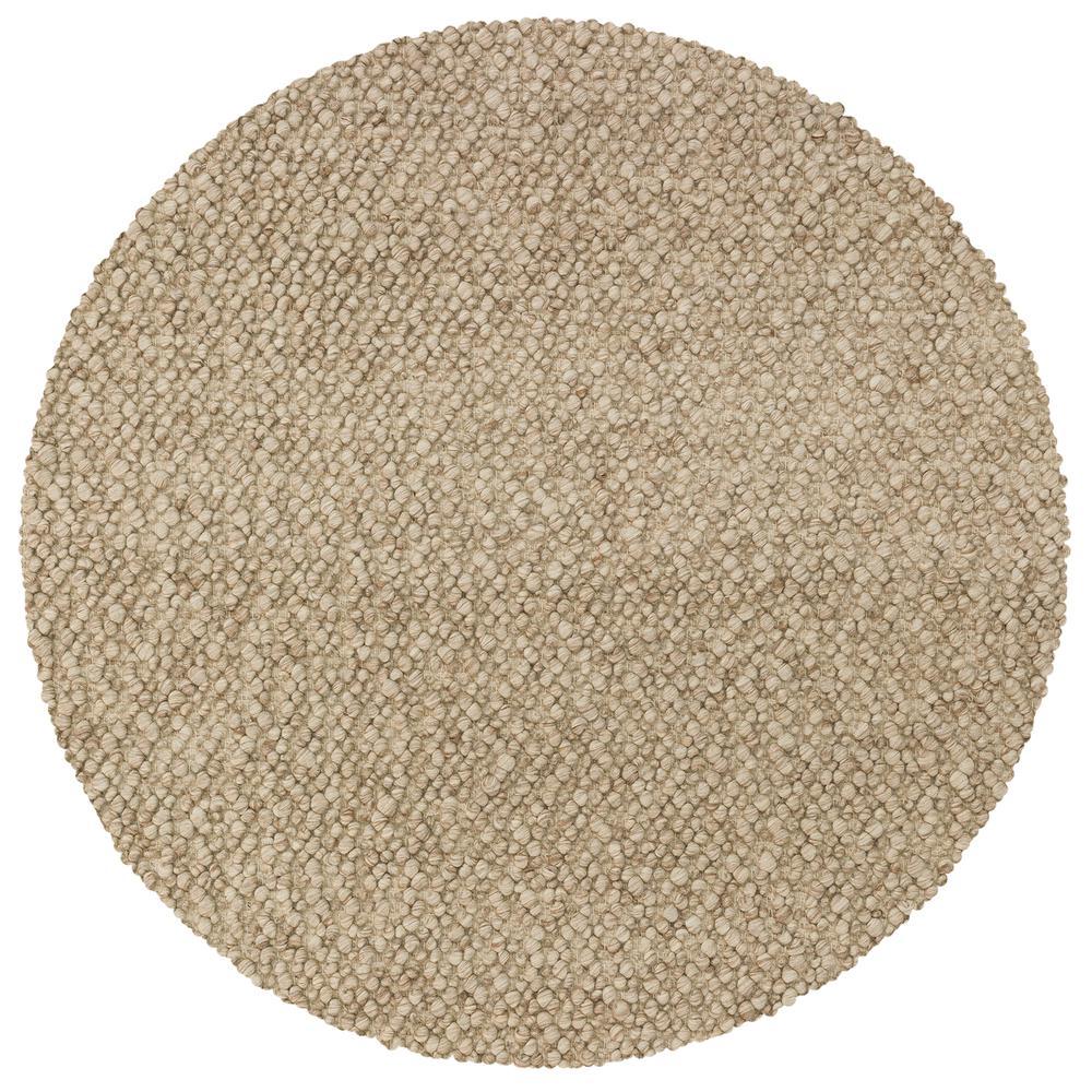 Gorbea GR1 Latte 10 x 10 Round Rug