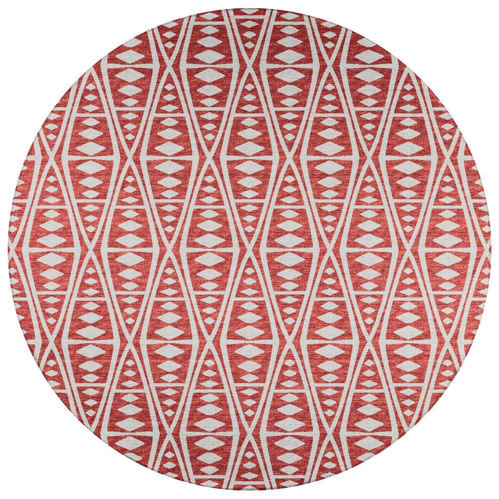 IndoorOutdoor Sedona SN6 Clay Washable 4 x 4 Round Rug