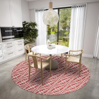 IndoorOutdoor Sedona SN6 Clay Washable 4 x 4 Round Rug