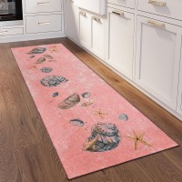 IndoorOutdoor Seabreeze SZ9 Salmon Washable 23 x 76 Runner Rug