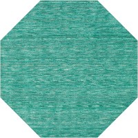 Rafia RF100 Emerald 8 x 8 Octagon Rug