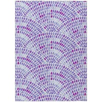 IndoorOutdoor Seabreeze SZ7 Lavender Washable 5 x 76 Rug