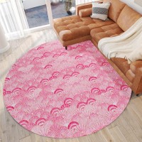 IndoorOutdoor Seabreeze SZ2 Blush Washable 8 x 8 Round Rug