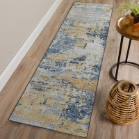 Camberly CM4 Navy 23 x 76 Runner Rug