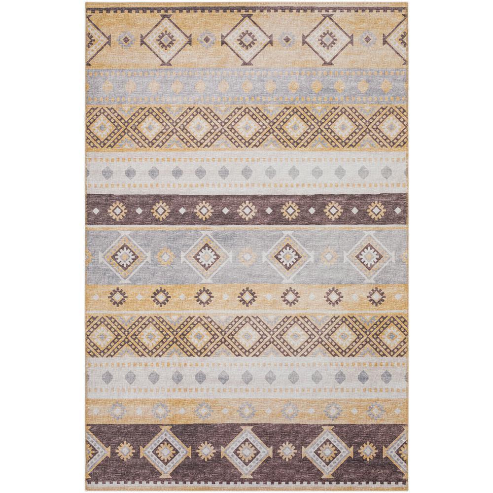 IndoorOutdoor Sedona SN12 Goldenrod Washable 8 x 10 Rug