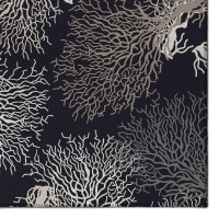 IndoorOutdoor Seabreeze SZ3 Black Washable 8 x 10 Rug